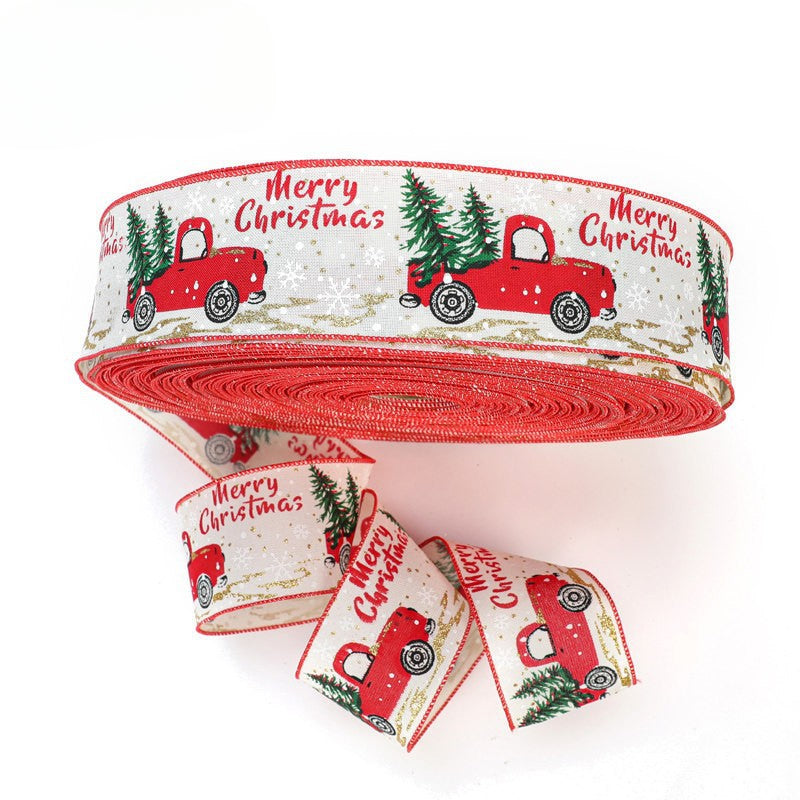 Wholesale Christmas Imitation Hemp Woven Ribbons, Automotive Ribbons, and Ribbons